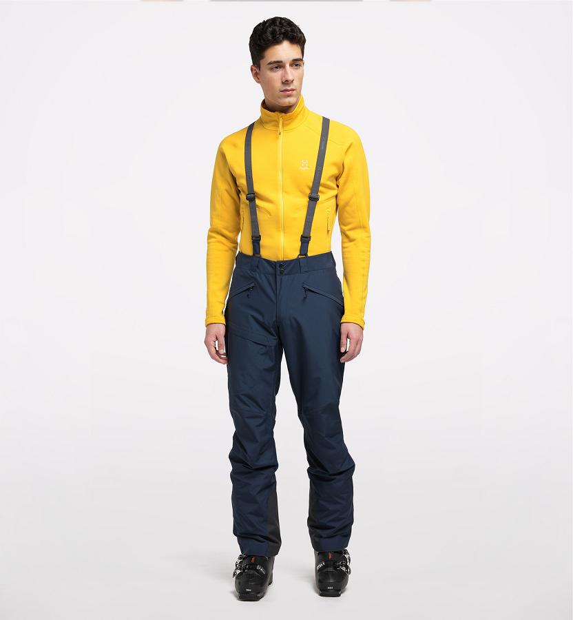 Haglöfs Mens Lumi Form Ski Pants Dark Blue New Zealand 96831KRNI